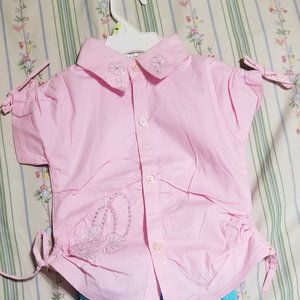 girls shirt and short